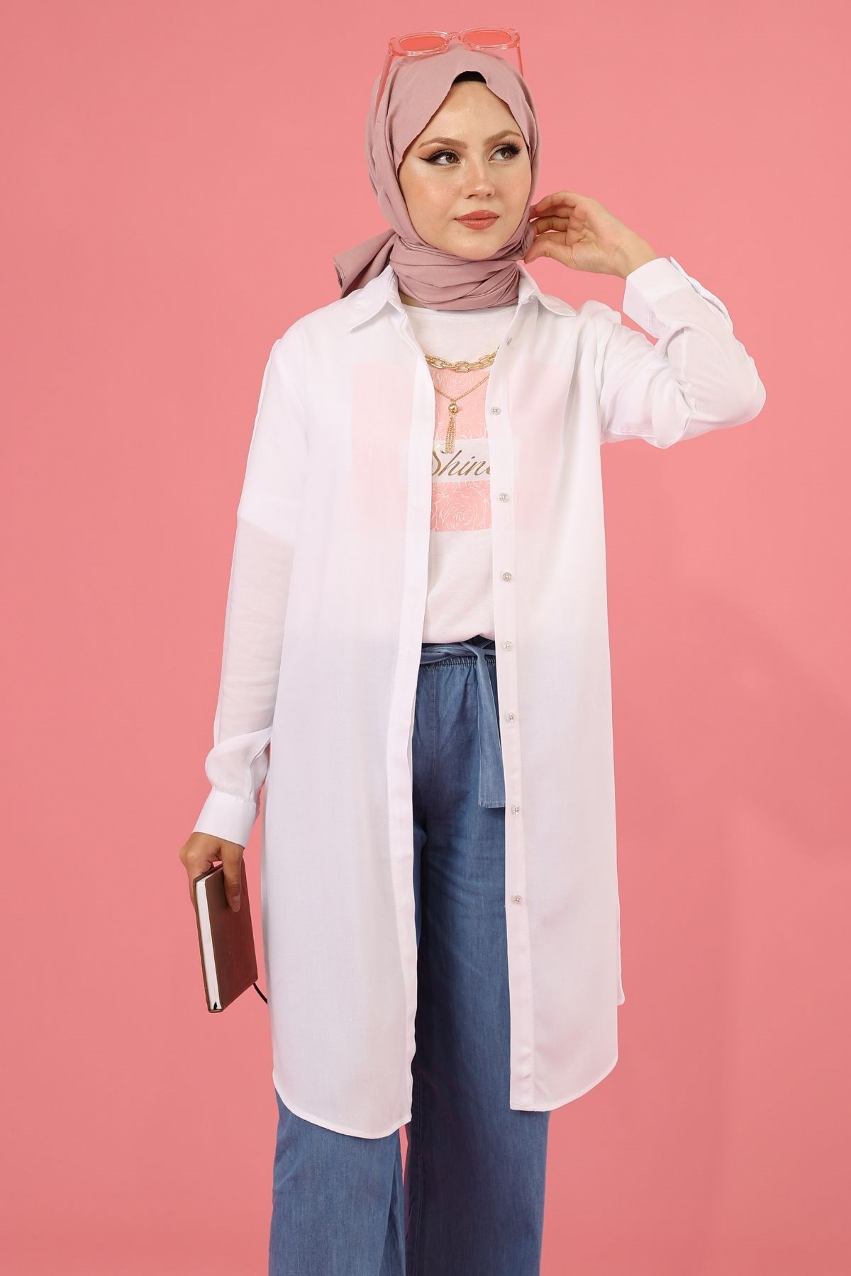 GÖMLEĞİN EN HAVALI HALİ: TESETTÜR GÖMLEK TUNİK