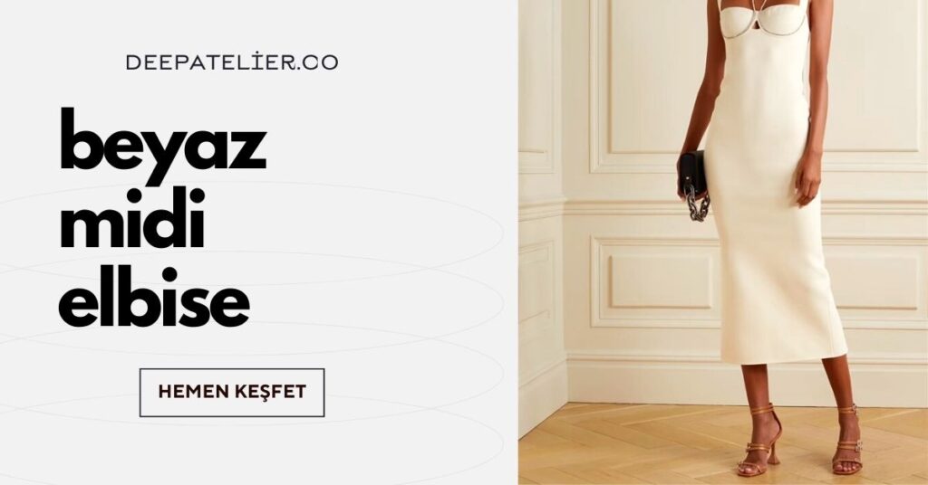<strong>NİKAHINIZ İÇİN BEYAZ MİDİ ELBİSE MODELLERİ</strong>