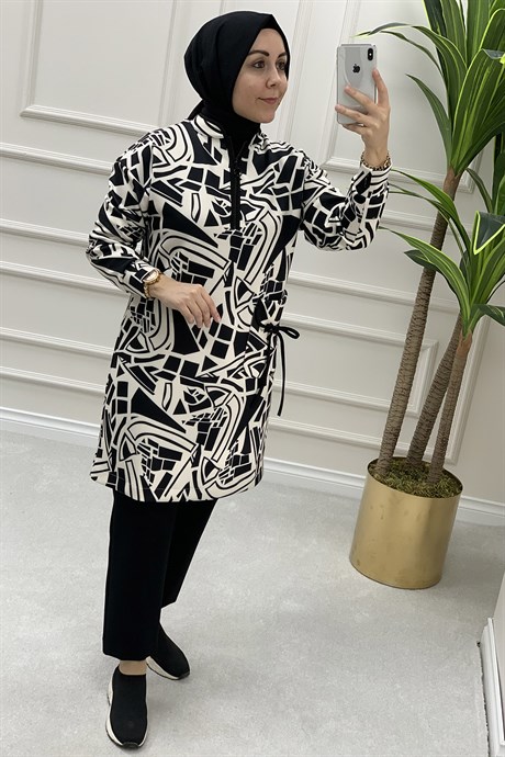 SICACIK KIŞ GÜNLERİNDE TESETTÜR TUNİK RAHATLIĞI