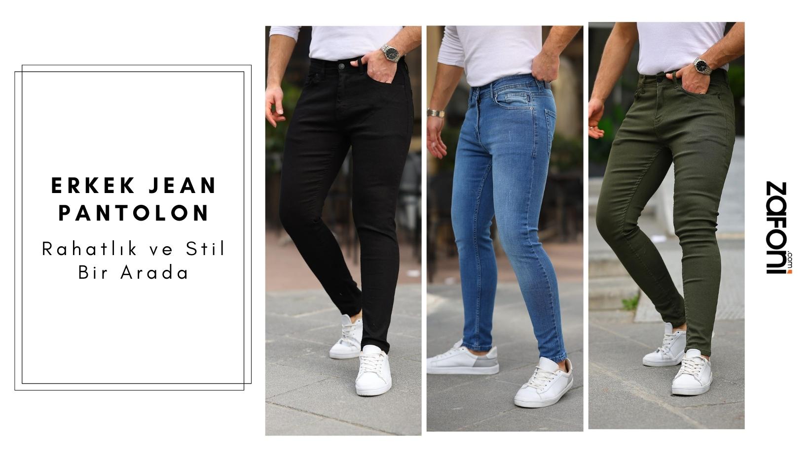 Erkek Jean Pantolon: Konforlu Seçenekler