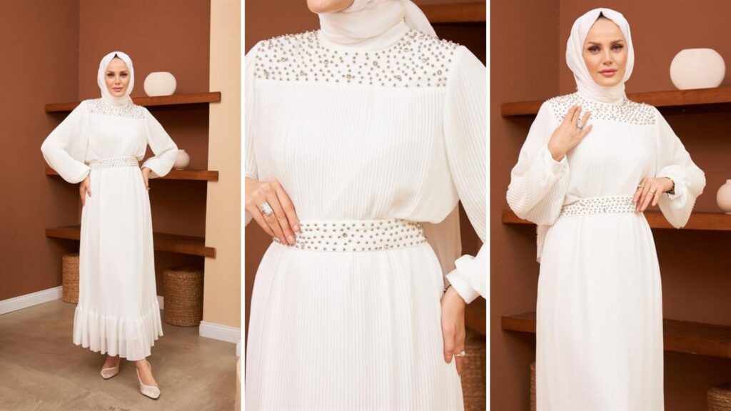 Beyaz Tesettür Elbise Nasıl Ütülenir?