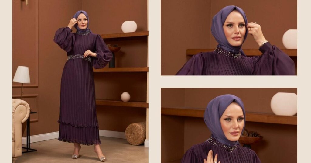 Mor Abiye Modelleriyle Her Davette Göz Kamaştırın!