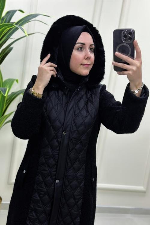 kadın uzun kaban modelleri