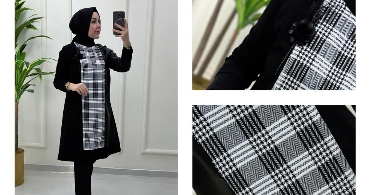 Kazayağı Desenli Tunik Nasıl Kombinlenir?