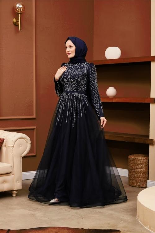 taşlı abiye