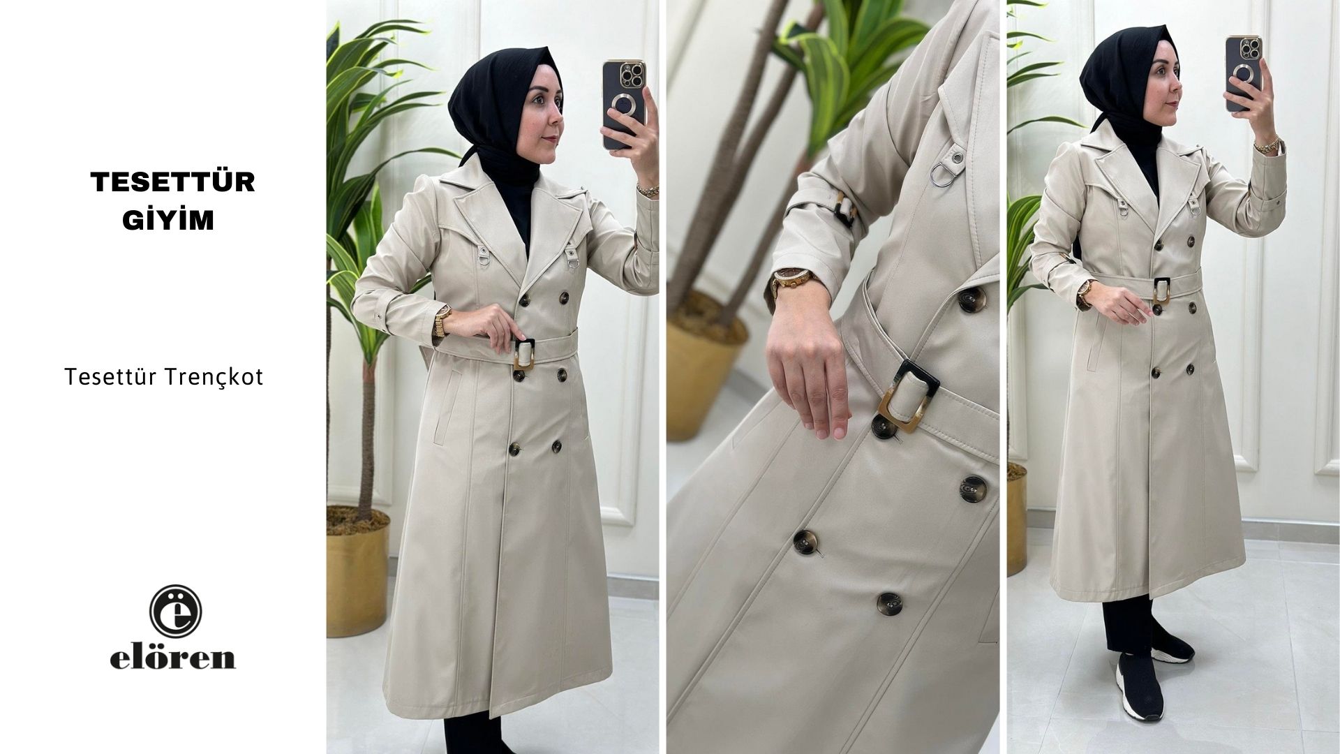 Spor Tarzda Tesettür Trençkot Nasıl Giyilir?