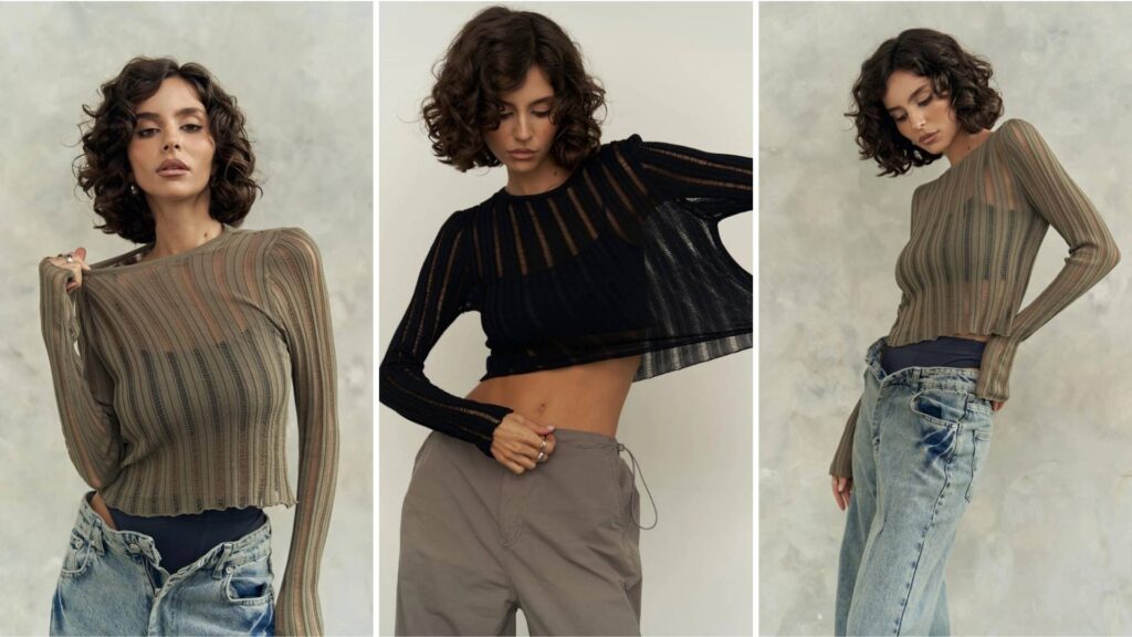 Transparan Kazak İçine Ne Giyilir?