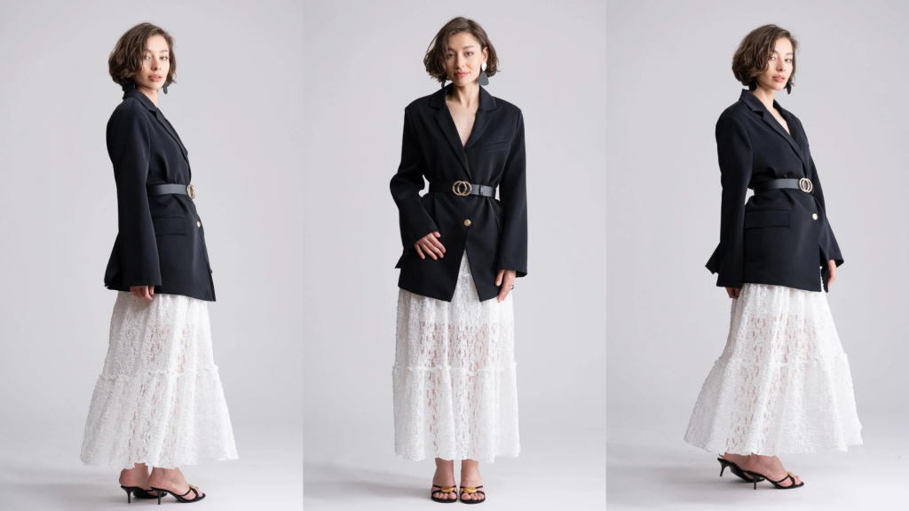 Kadın Dantelli Uzun Etek Modeli ile Kombin Önerisi