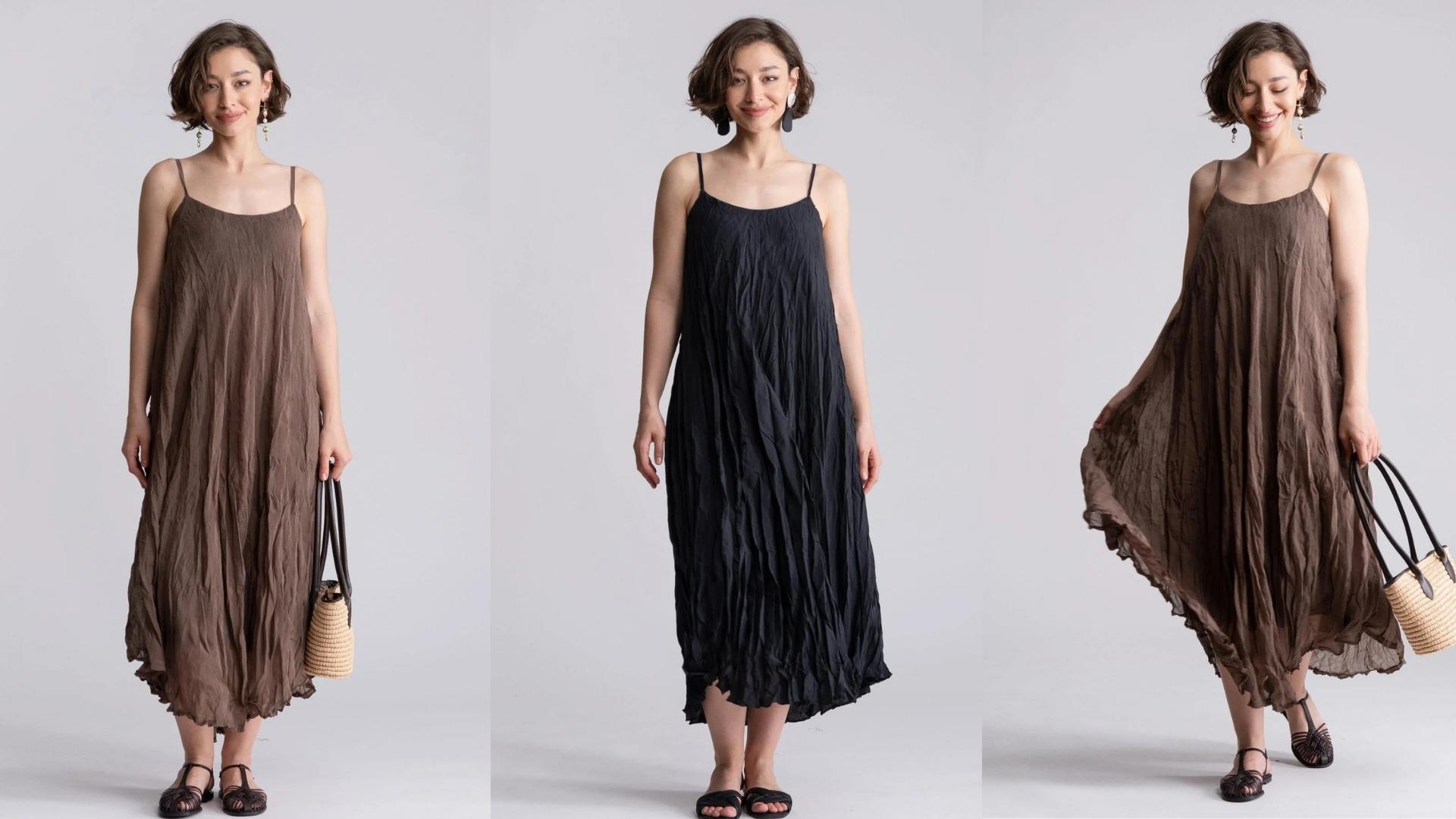 Yaz Tatillerinin Gözdesi: İp Askılı Keten Elbise