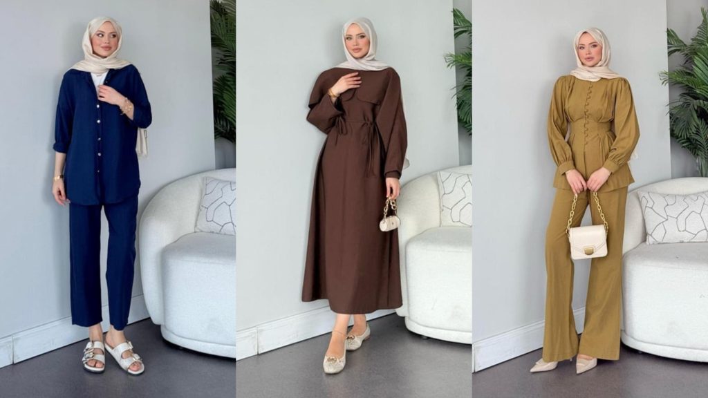 Yaz Aylarında Tesettür Giyim Modası 