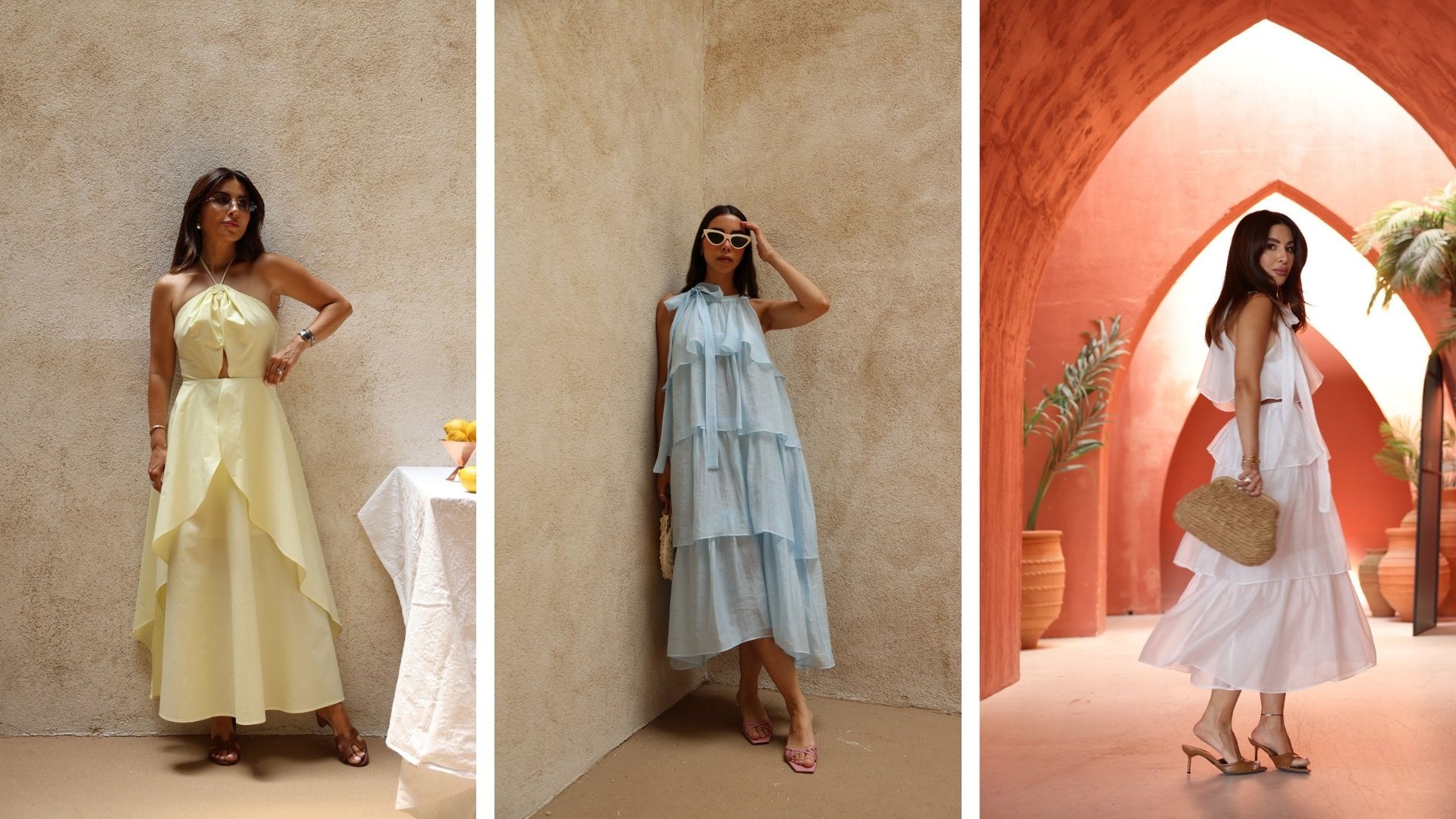 Yazın Favorisi Sade Şık Uzun Elbise Modelleri