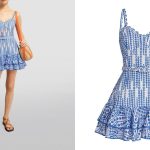 Belden Kemerli Mavi Çizgili Elbise Nasıl Kombinlenir?